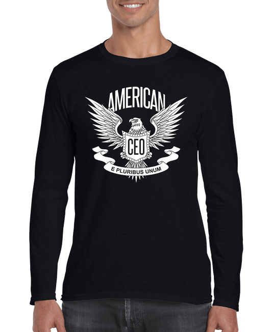 American CEO Patriotic Eagle Men's Long Sleeve Shirt